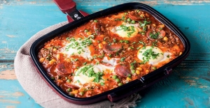 FRIGIDEIRA DE CARNE MOÍDA COM LINGUIÇA E OVOS